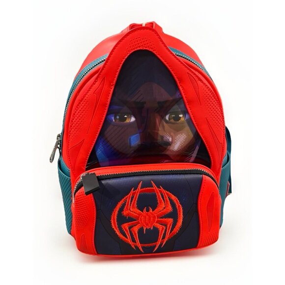Loungefly Marvel Spiderverse Miles Morales Lenticular Cosplay Mini Backpack LF2 main image 8